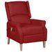 Fauteuil de massage inclinable Rouge bordeaux Tissu 13 - Photo n°1