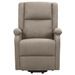 Fauteuil de massage inclinable Taupe Tissu 15 - Photo n°4