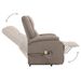 Fauteuil de massage inclinable Taupe Tissu 15 - Photo n°6