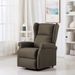 Fauteuil de massage inclinable Taupe Tissu 9 - Photo n°2