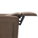 Fauteuil de massage inclinable Taupe Tissu 3 - Photo n°8