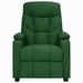 Fauteuil de massage inclinable Vert foncé Tissu 17 - Photo n°4