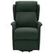 Fauteuil de massage inclinable Vert foncé Tissu - Photo n°4