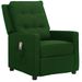Fauteuil de massage inclinable Vert foncé Tissu 7 - Photo n°1