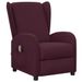 Fauteuil de massage inclinable Violet Tissu 3 - Photo n°1