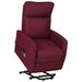 Fauteuil de massage inclinable Violet Tissu 10 - Photo n°1