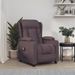 Fauteuil de massage Marron foncé Tissu - Photo n°1