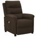 Fauteuil de massage Marron foncé Tissu - Photo n°1