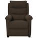 Fauteuil de massage Marron foncé Tissu - Photo n°2