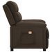 Fauteuil de massage Marron foncé Tissu - Photo n°3