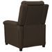 Fauteuil de massage Marron foncé Tissu - Photo n°4