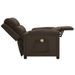 Fauteuil de massage Marron foncé Tissu - Photo n°6