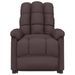 Fauteuil de massage Marron foncé Tissu - Photo n°3