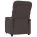 Fauteuil de massage Marron foncé Tissu - Photo n°6