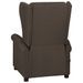 Fauteuil de massage Marron foncé Tissu - Photo n°5