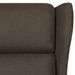 Fauteuil de massage Marron foncé Tissu - Photo n°7