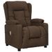 Fauteuil de massage Marron Tissu - Photo n°2