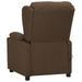 Fauteuil de massage Marron Tissu - Photo n°4