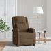 Fauteuil de massage Marron Tissu - Photo n°1