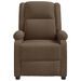 Fauteuil de massage Marron Tissu - Photo n°4