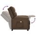 Fauteuil de massage Marron Tissu - Photo n°5