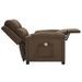 Fauteuil de massage Marron Tissu - Photo n°6