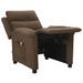 Fauteuil de massage Marron Tissu - Photo n°7