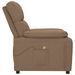 Fauteuil de massage Marron Tissu - Photo n°4