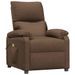 Fauteuil de massage Marron Tissu - Photo n°3