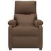 Fauteuil de massage Marron Tissu - Photo n°4