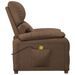 Fauteuil de massage Marron Tissu - Photo n°5