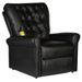 Fauteuil de massage Noir Similicuir 5 - Photo n°1
