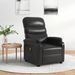 Fauteuil de massage Noir Similicuir - Photo n°1