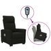 Fauteuil de massage Noir Tissu - Photo n°1