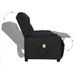 Fauteuil de massage Noir Tissu - Photo n°5