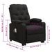 Fauteuil de massage Noir Tissu - Photo n°12