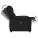 Fauteuil de massage Noir Tissu - Photo n°7