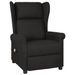 Fauteuil de massage Noir Tissu - Photo n°1