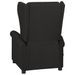 Fauteuil de massage Noir Tissu - Photo n°5