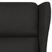 Fauteuil de massage Noir Tissu - Photo n°7