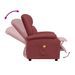 Fauteuil de massage Rouge bordeaux Similicuir - Photo n°6