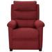 Fauteuil de massage Rouge bordeaux Tissu - Photo n°2