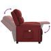 Fauteuil de massage Rouge bordeaux Tissu - Photo n°5