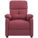 Fauteuil de massage Rouge bordeaux Tissu - Photo n°3