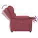 Fauteuil de massage Rouge bordeaux Tissu - Photo n°7