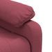 Fauteuil de massage Rouge bordeaux Tissu - Photo n°8