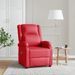 Fauteuil de massage Rouge Similicuir - Photo n°1