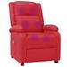 Fauteuil de massage Rouge Similicuir - Photo n°2