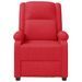 Fauteuil de massage Rouge Similicuir - Photo n°4