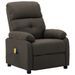 Fauteuil de massage Taupe Tissu 2 - Photo n°1